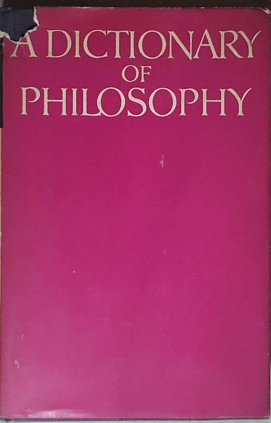 A Dictionary of Philosophy