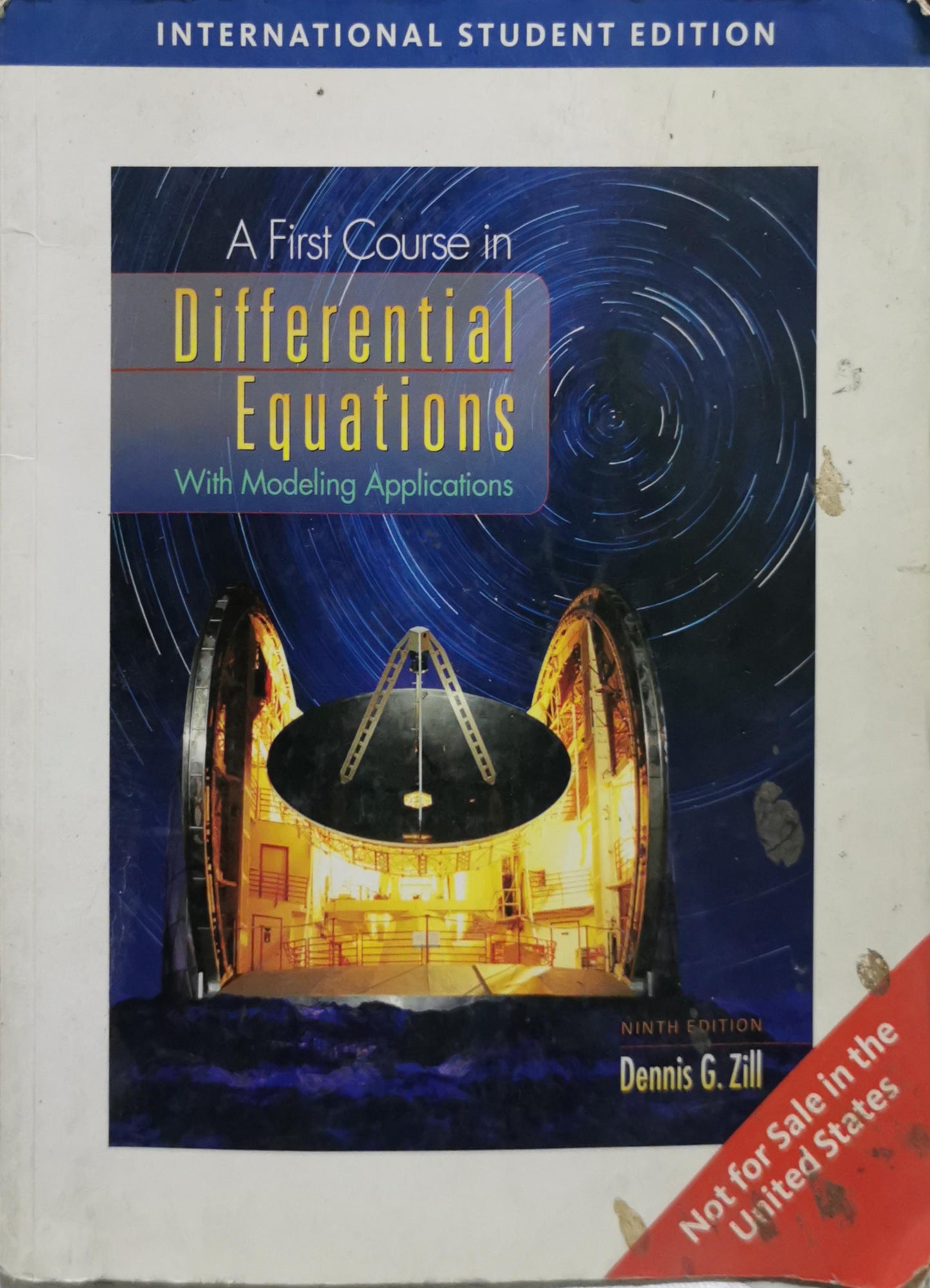 A First Course in Differential Equations: With Modeling Applications By Dennis G. Zill