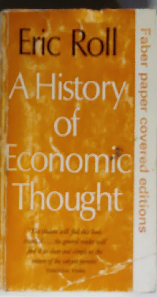 A History of Economic Thought