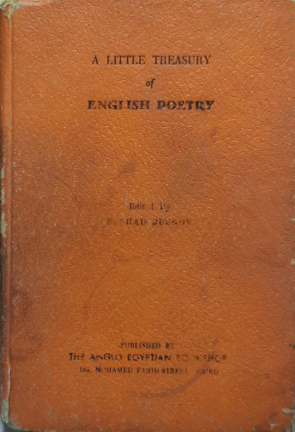 A Little Treasury of English Poetry By Rashad Rushdy