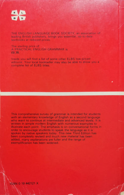A Practical English Grammar By A. J. Thomson and A. V. Martinet