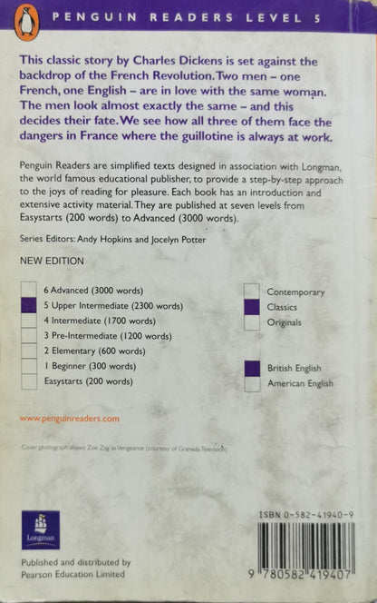 A Tale of Two Cities: Penguin Readers Level 5 New Edition By Charles Dickens