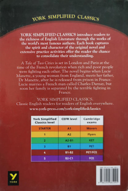 A Tale of Two Cities: York Simplified Classics Level 4 By Charles Dickens