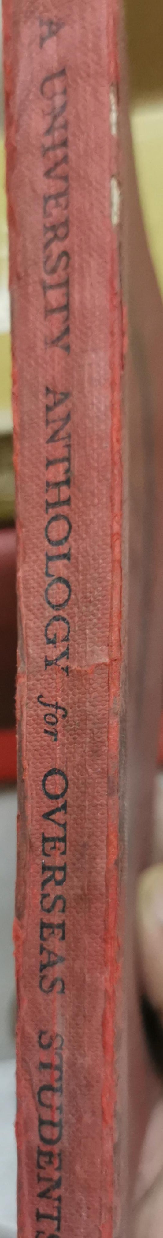 A University Anthology: for Overseas Students