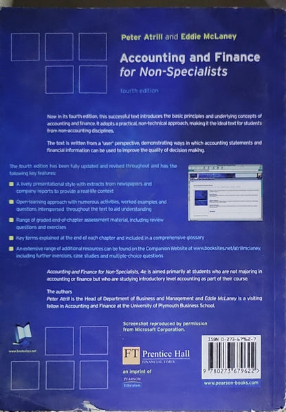 Accounting and Finance for Non-Specialists: for Non-Specialists