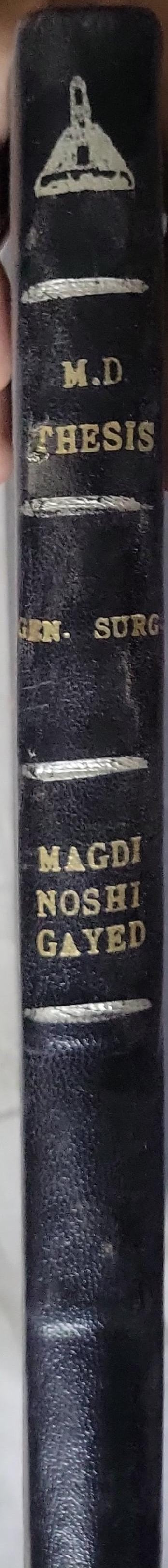 Advanced Malignant Obstructive Jaundice Endoscopy or Surgery: Thesis: Submitted in partial fulfillment for the M.D. Degree of General Surgery By Magdi Noshi Gayed
