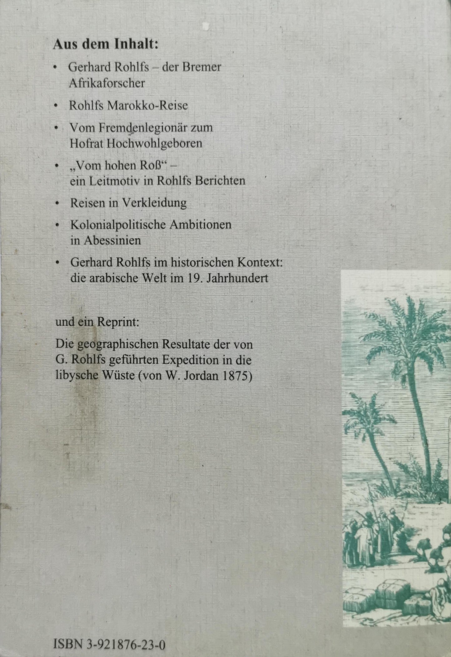 Afrika-Reise: Leben und Werk des Afrikaforschers Gerhard Rohlfs By Gerhard Rohlfs