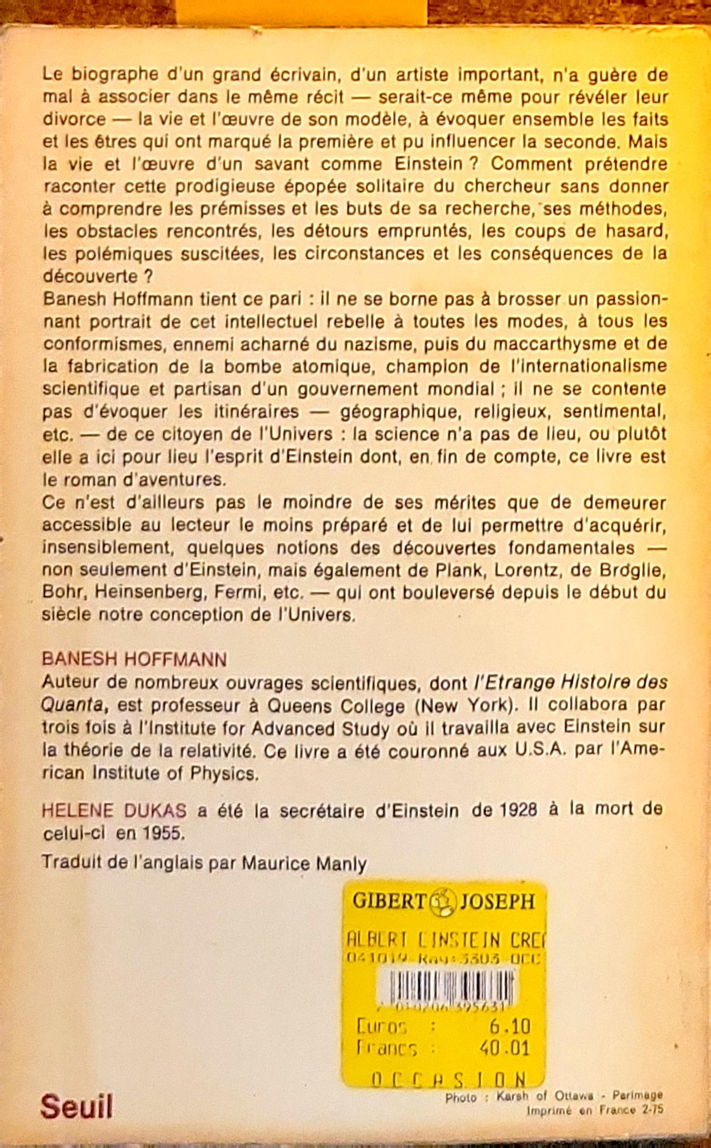 Albert Einstein, créateur et rebelle