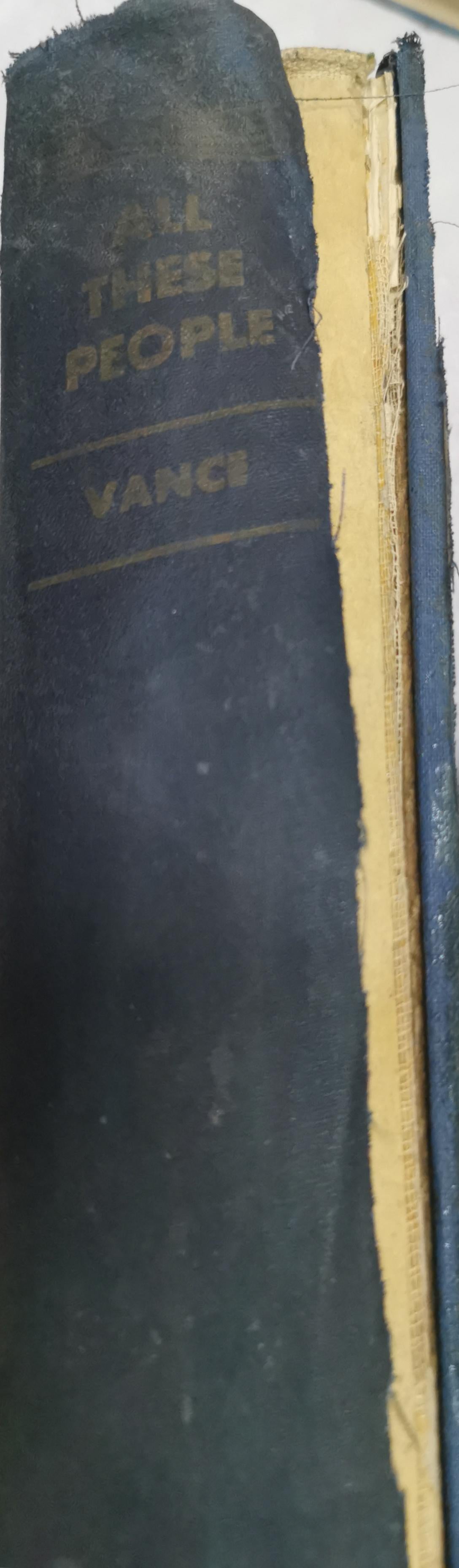 ALL THESE PEOPLE: The Nation's Human Resources in the South By Rupert B. Vance and Nadia Danilevsky