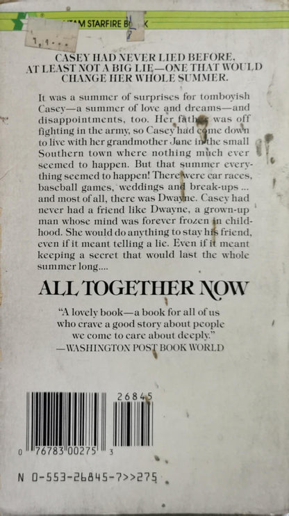 All Together Now: A Bantam Starfire Book By Sue Ellen Bridgers