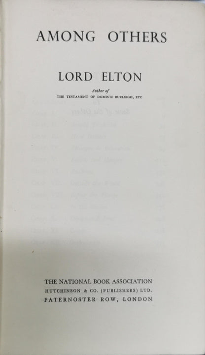 Among Others By Lord Elton
