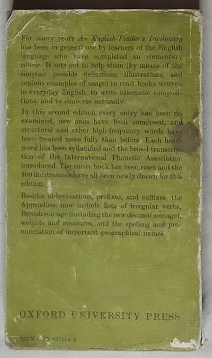 An English-Reader's Dictionary: 2nd Edition
