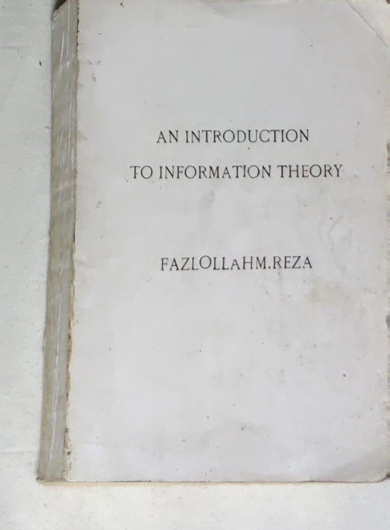 An Introduction to Information Theory