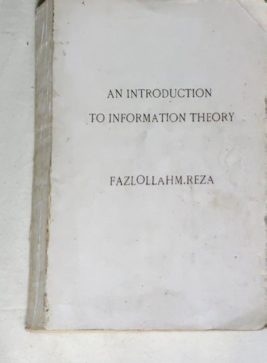 An Introduction to Information Theory