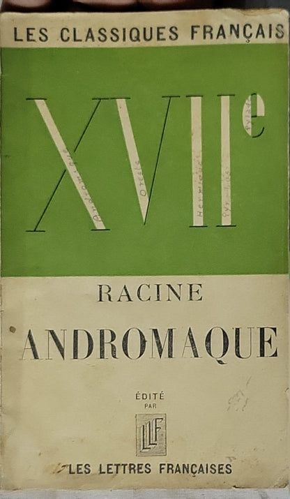 Andromaque By Racine