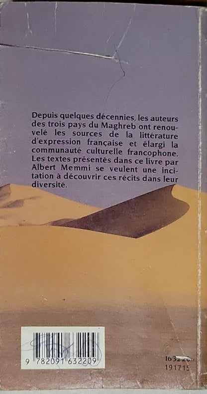 Anthologie du roman maghrébin