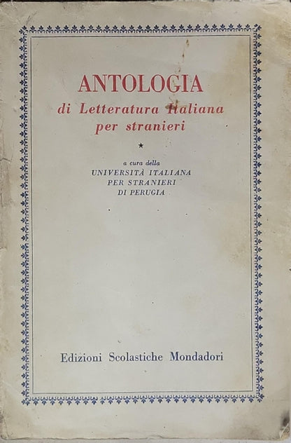 Antologia di Letteratura Italiana per stranieri