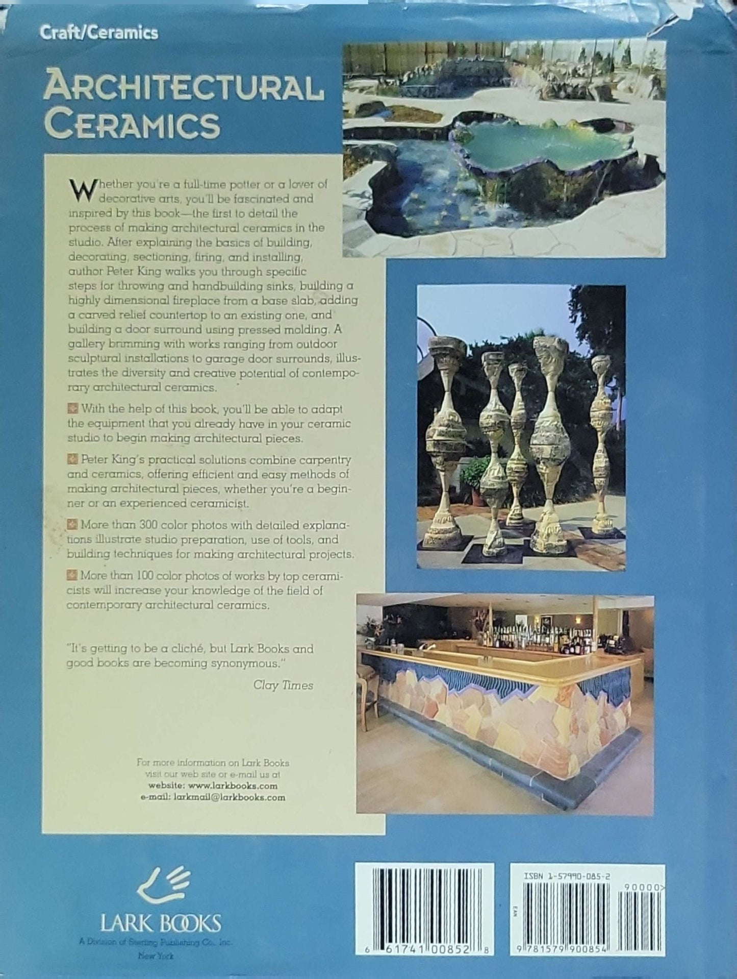 Architectural Ceramics for the Studio Potter: Designing Building Installing (A Lark Ceramics Book): Designing • Building • Installing