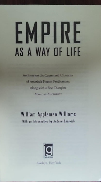 As a Way of Life