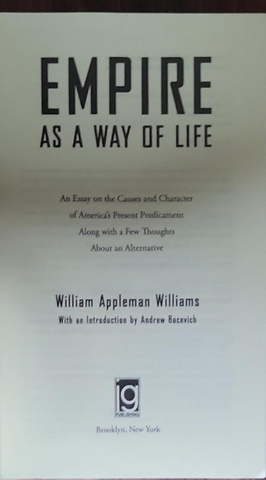 As a Way of Life