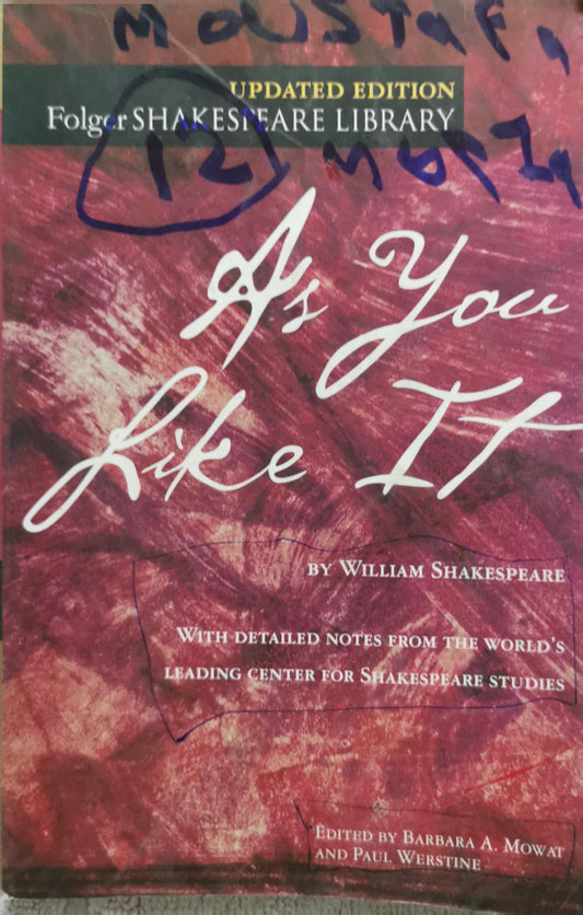As You Like It By William Shakespeare