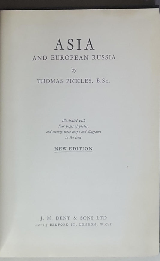 Asia: Asia and European Russia