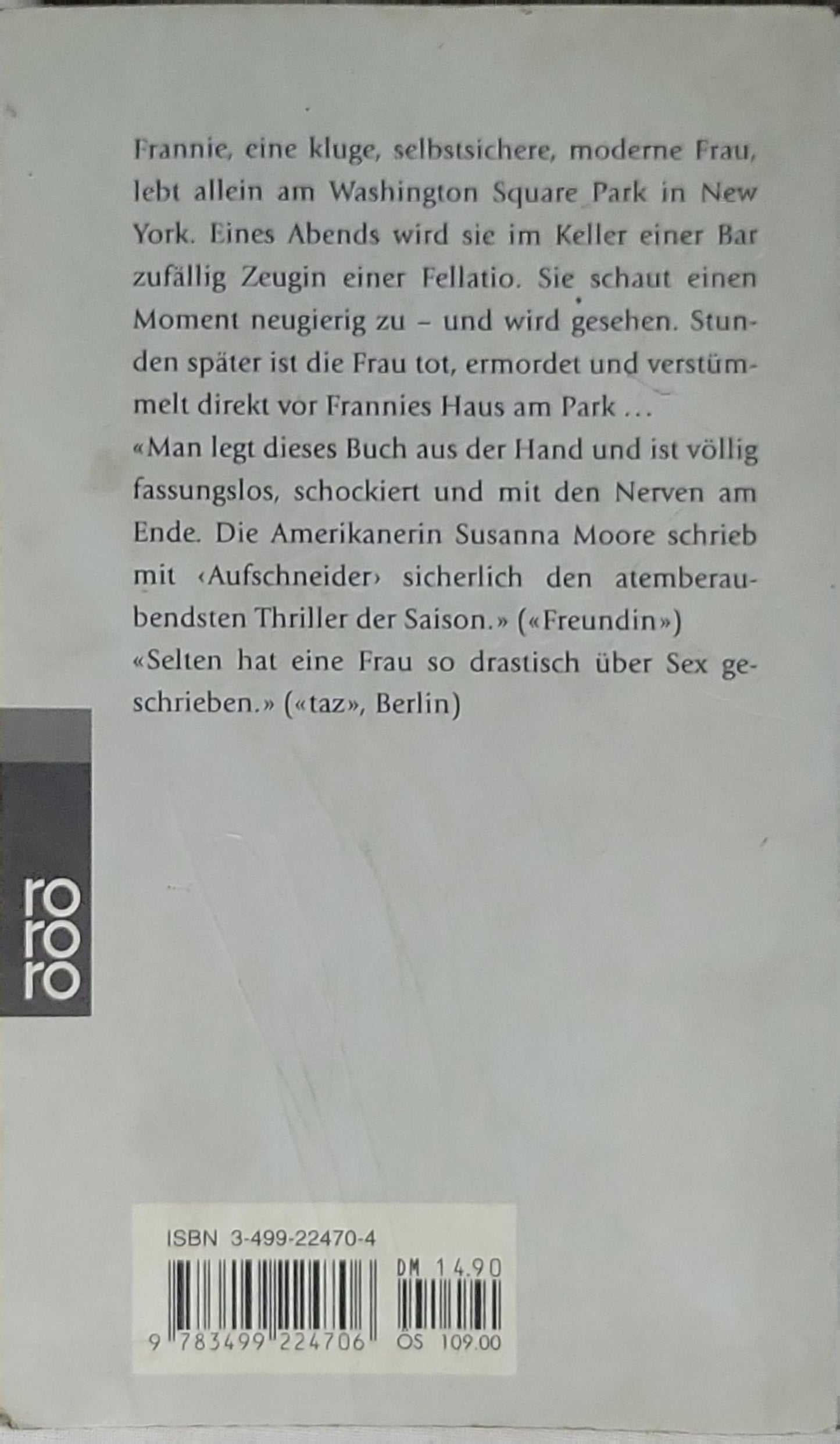 Aufschneider By Susanna Moore