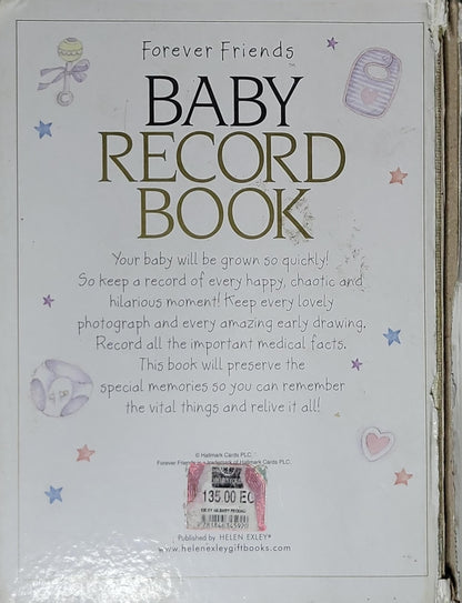 Baby Record Book: Forever Friends By Helen Exley