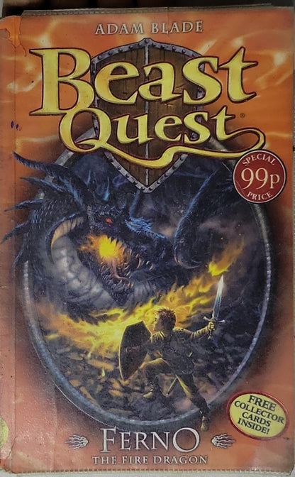 Beast Quest: Ferno the Fire Dragon By Adam Blade