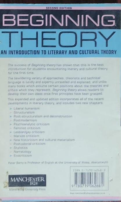 Beginning Theory: An Introduction to Literary and Cultural Theory