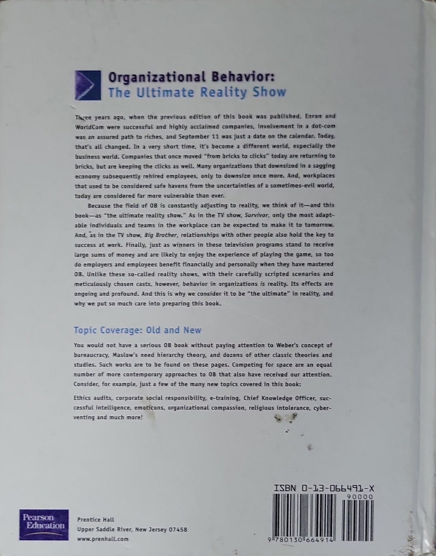 Behavior in Organizations: Eighth Edition By Gerald Greenberg and Robert A. Baron
