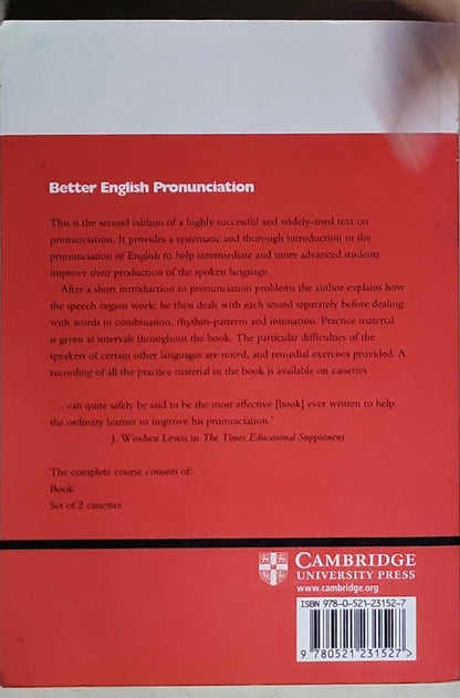 Better English Pronunciation: Second Edition