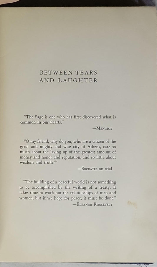 Between Tears and Laughter