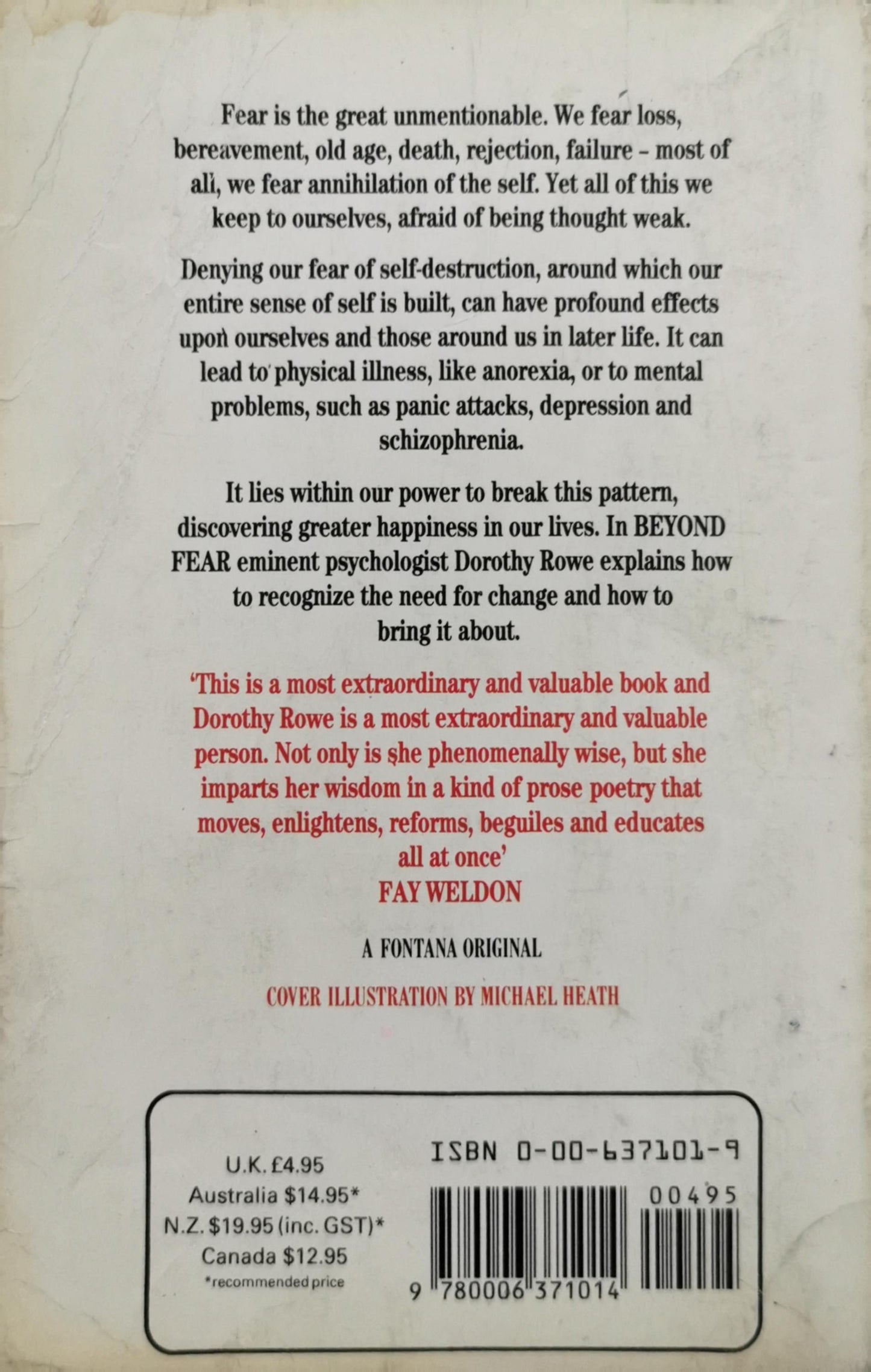 Beyond Fear By Dorothy Rowe