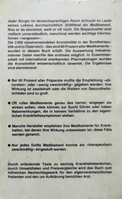 Bittere Pillen: Nutzen und Risiken der Arzneimittel. Ein kritischer Ratgeber By Kurt Langbein and Hans-Peter Martin and Peter Sichrovsky and Hans Weiss