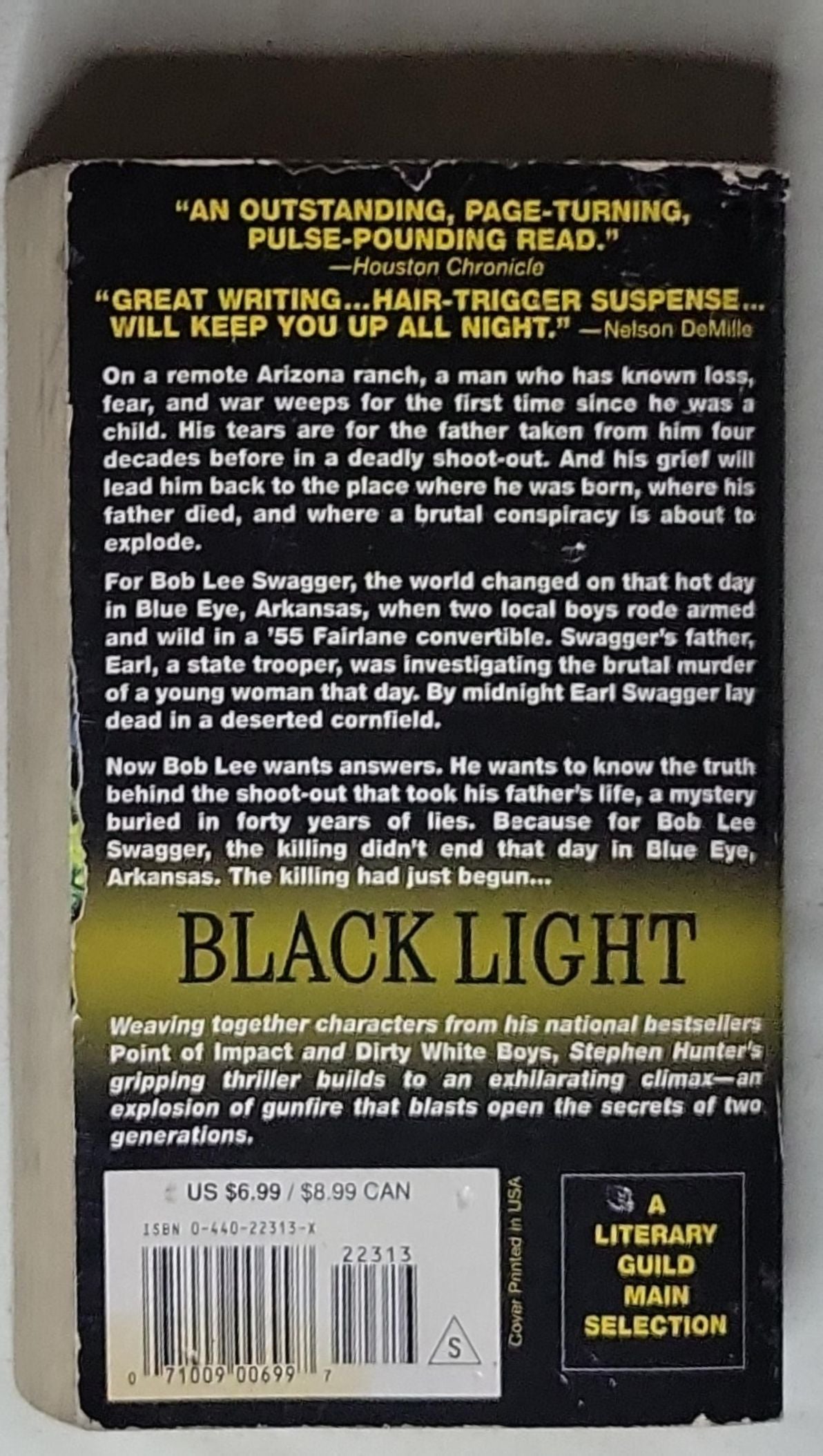 Black Light: (Bob Lee Swagger novels) First Edition paperback