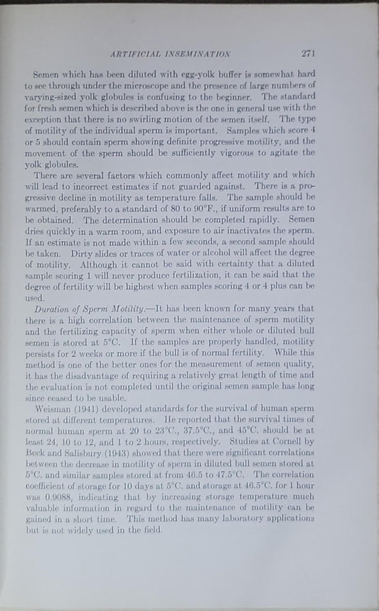 Breeding and Improvement of Farm Animals: Fourth Edition, Second Impression (1951)