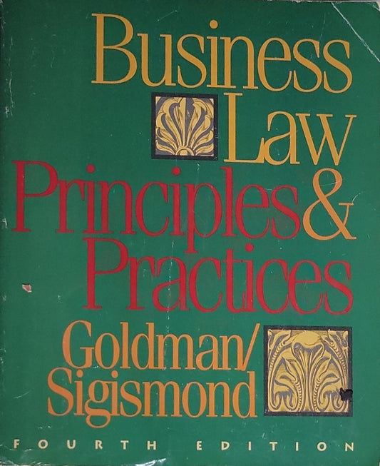 Business Law, Principles and Practices