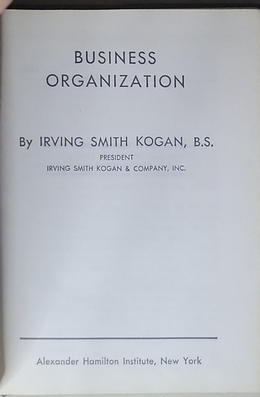 Business Organization