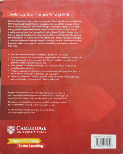 Cambridge Grammar and Writing Skills: Learner's Book 8 By Mike Gould and Eoin Higgins