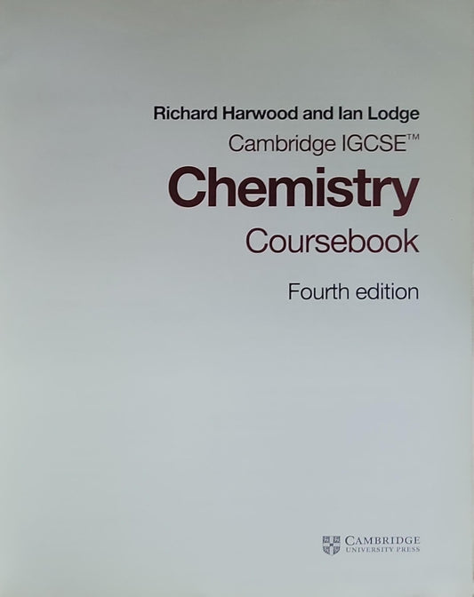 Cambridge IGCSE Chemistry Coursebook