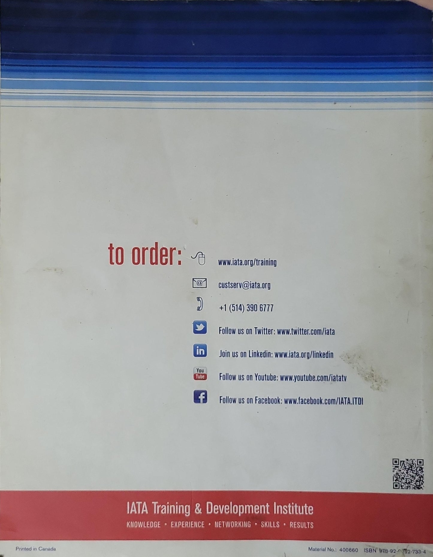 Cargo Introductory Course: Textbook By IATA Training & Development Institute