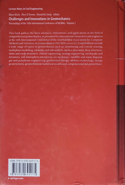 Challenges and Innovations in Geomechanics: Proceedings of the 16th International Conference of IACMAG - Volume 2