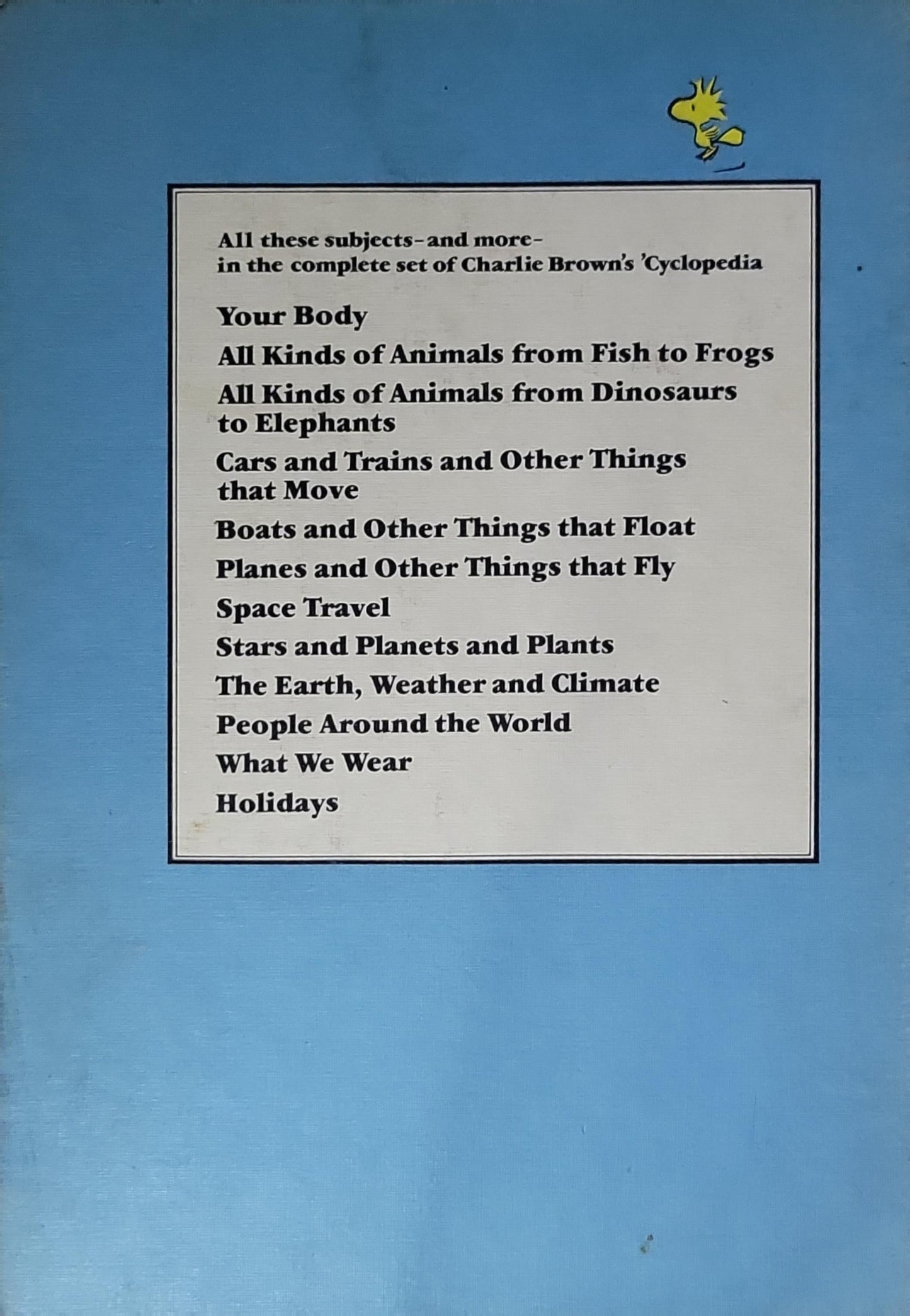 Charlie Brown's 'Cyclopedia: Featuring Boats and Other Things that Float