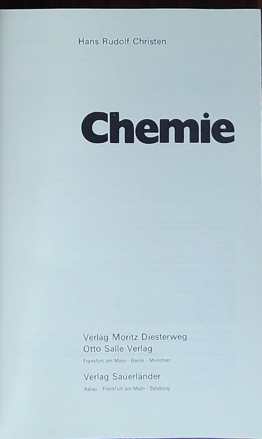 Chemie: Chemie (11. Auflage, 1977)
