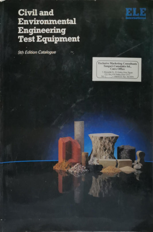 Civil and Environmental Engineering Test Equipment: 9th Edition Catalogue