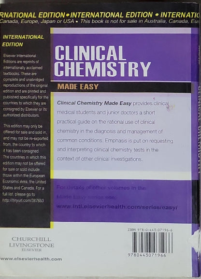 Clinical Chemistry: Made Easy By Jeremy Hughes and Ashley Jefferson