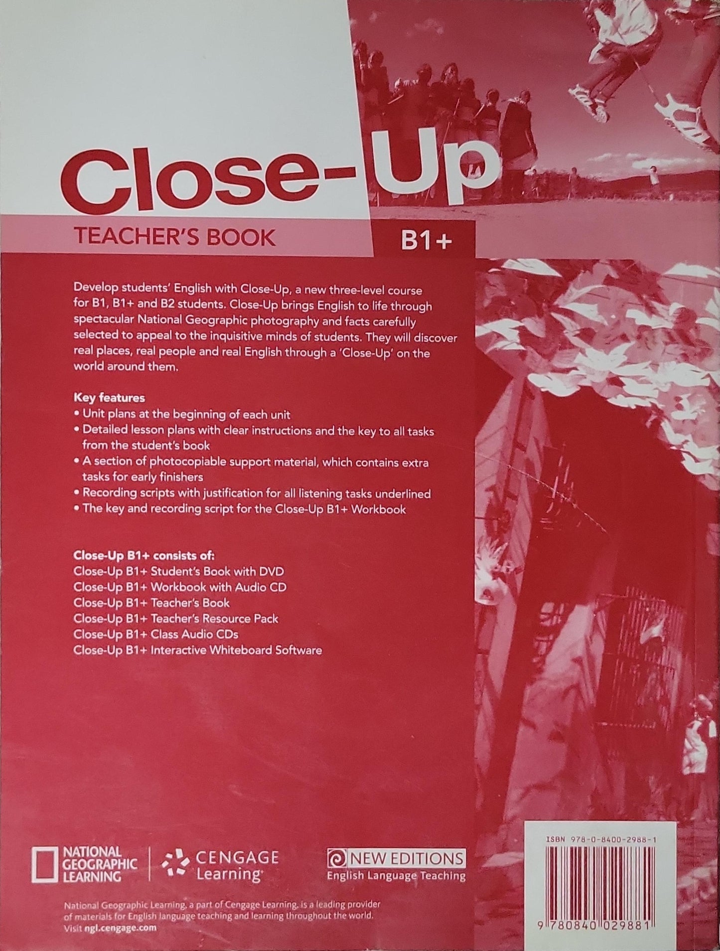 Close-Up: B1+ Teacher's Book By Liz Gardiner