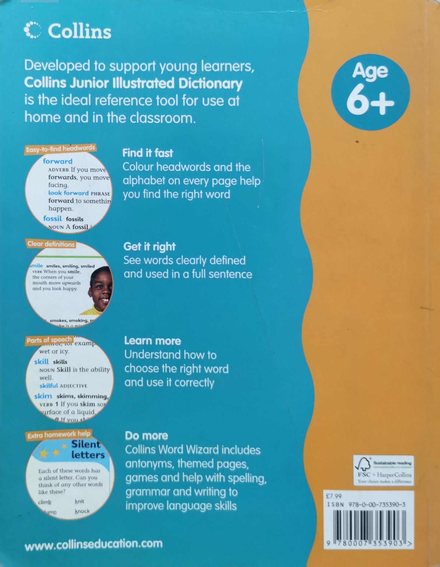 Collins Junior Illustrated Dictionary: New Edition By Collins
