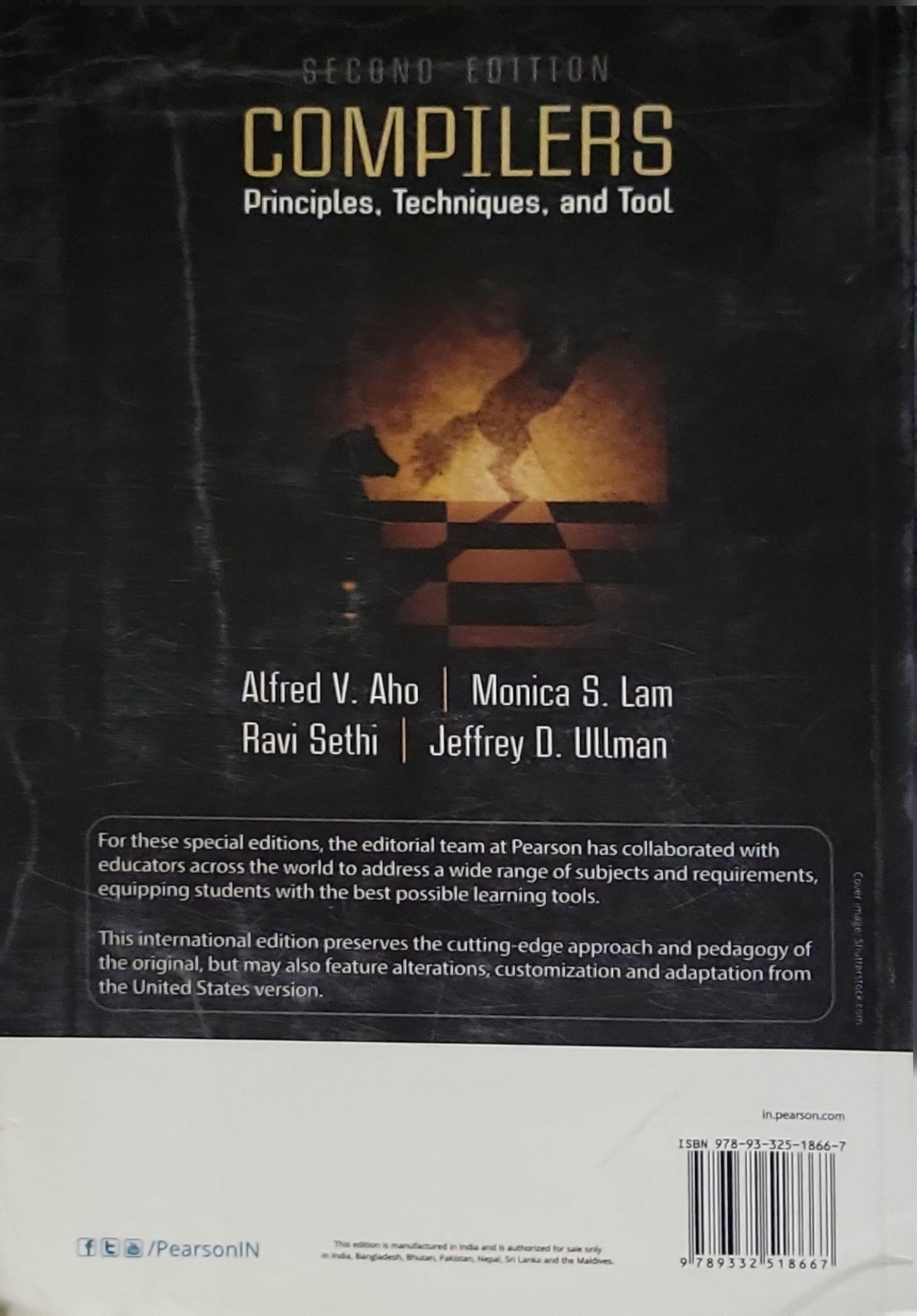 Compilers: Principles, Techniques, and Tool By Alfred V. Aho and Monica S. Lam and Ravi Sethi and Jeffrey D. Ullman